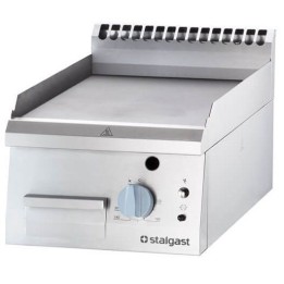 płyta grillowa gazowa, gładka, 6.5 kW, G20 | 9730110 STALGAST