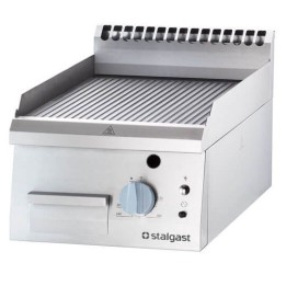 płyta grillowa gazowa, ryflowana, 6.5 kW, G30 | 9730230 STALGAST