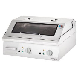 płyta grillowa elektryczna, gładka, z pokrywą, 8.1 kW | 9731190 STALGAST