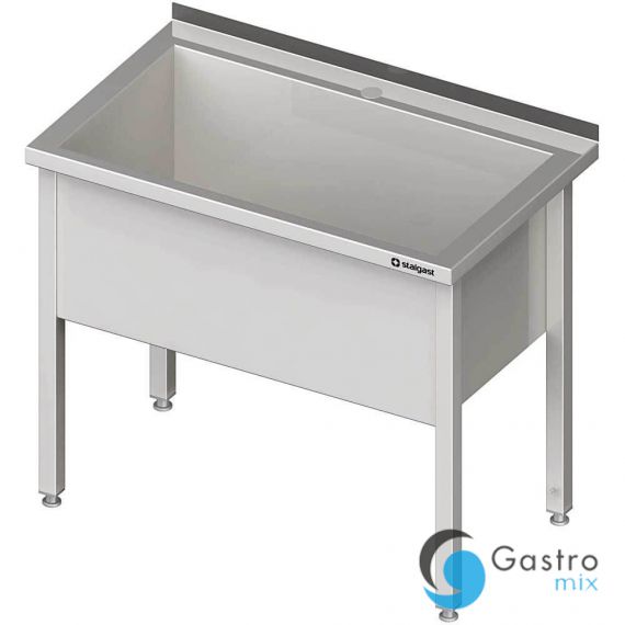stół z basenem 1-komorowym spawany 1000x600x850 mm h 400 mm | 611706 stalgast 