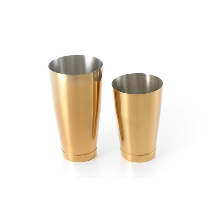Shaker Boston 2-częściowy typu TIN&TIN złoty 700 ml + 500 ml