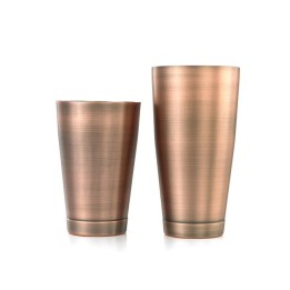 Shaker Boston 2-częściowy typu TIN&TIN antyczna miedź 700 ml + 500 ml