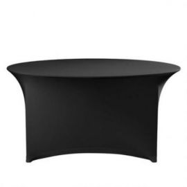 Obrus okrągły Symposium czarny 1500x730 mm | 900848 FINE DINE