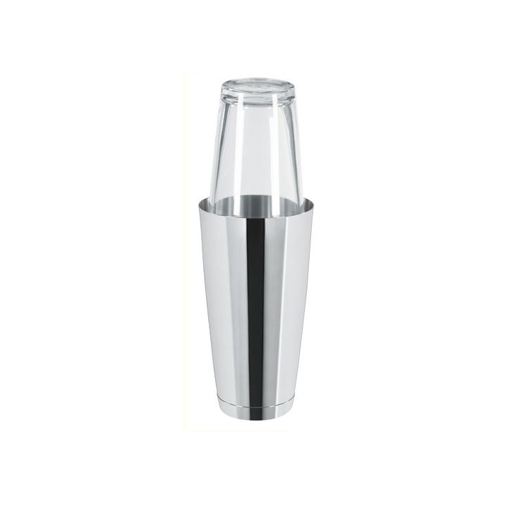Boston Shaker 0,8l ze szklanką stalowy