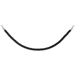 Sznur do stojaka pleciony 150 cm - czarny