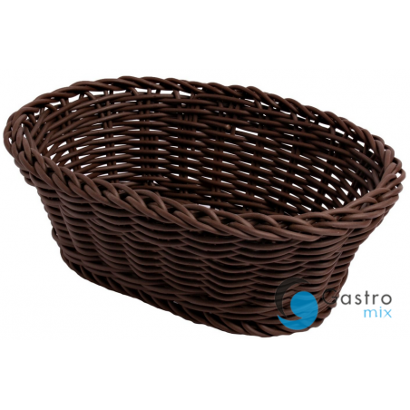 Koszyk owalny 25x17 cm, brąz 
