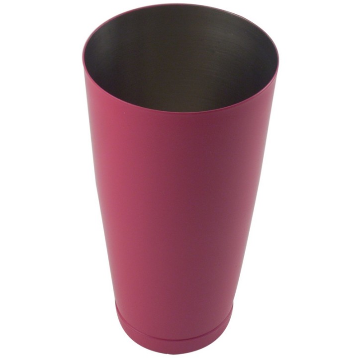 Shaker bostoński - obciążony 0,8l różowy