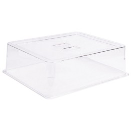 Pokrywa GN 1/2 do tac z melaminy h - 10 cm przeźroczysta - VERLO | V-61200-L TOM-GAST