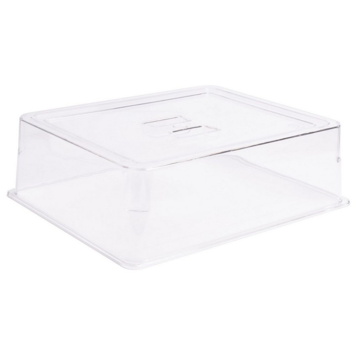 Pokrywa GN 1/2 do tac z melaminy h - 10 cm przeźroczysta - VERLO | V-61200-L TOM-GAST