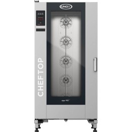 piec 20 GN 1/1 38.5 kW konwekcyjno-parowy ChefTop Big plus z wózkiem,  U 400 V| UNOX XEVL-2011-YPRS