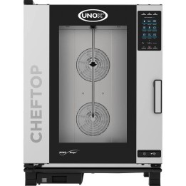 Piec konwekcyjno-parowy 10xGN1/1 ChefTop Mind.Maps plus 18,5 kW | Unox 9001065