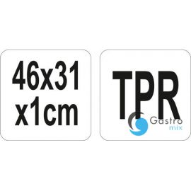  MATA BAROWA, PODKŁADKA BARMAŃSKA 46 x 31 x 1 CM CZARNA | YG-07101 YATO