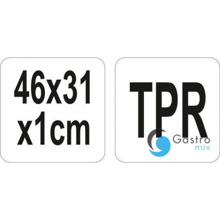 MATA BAROWA, PODKŁADKA BARMAŃSKA 46 x 31 x 1 CM CZARNA | YG-07101 YATO 