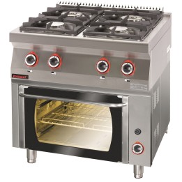 Kuchnia gazowa z piekarnikiem gazowym  | 700.KG-4/PG-1 KROMET