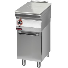 Solid Top gazowy żeliwny 400 mm na podstawie szafkowej zamkniętej | 700.KG/I-400.S.D KROMET