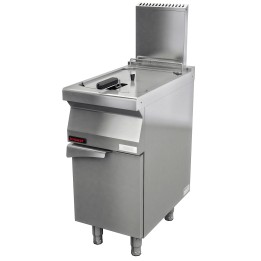 Frytkownica gazowa 1x15l na podstawie szafkowej zamkniętej | 700.FG-15f KROMET