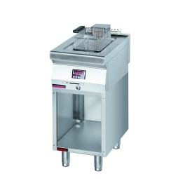 Frytkownica elektryczna  1x8 L 8kW na podstawie szafkowej otwartej | 700.FE-10f.S KROMET