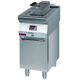 Frytkownica elektryczna  1x8 L 8kW na podstawie szafkowej zamkniętej | 700.FE-10f.S.D KROMET