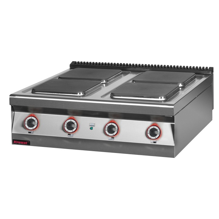 Kuchnia elektryczna 4 płytowa 900 mm 4x4,0 kW| 900.KE-4 KROMET