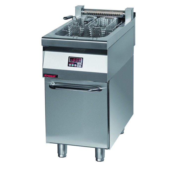 Frytownica elektryczna z szafką 1x23l 13,5kW |  900.FE-18f KROMET