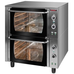 Piec elektryczny /2 komory/ z termoobiegiem 14 kW | 000.PE-2/T KROMET
