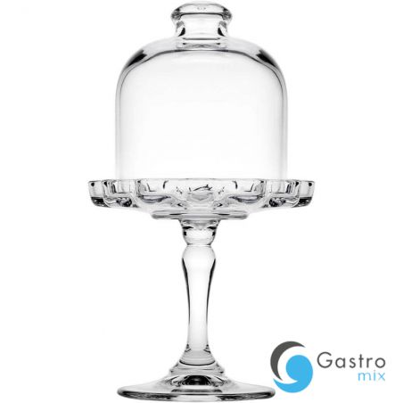 mini patera z kloszem, szklana, H 187 mm | 545018 stalgast 
