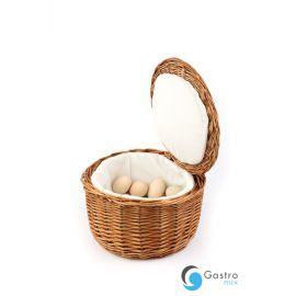 Koszyk na jajka, jasny brąz, średnica 26 cm | 30299 APS