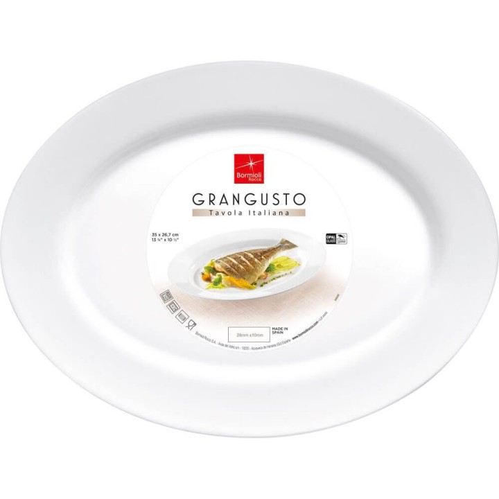 talerz owalny do ryb, Grangusto, 350x267 mm | 388620 STALGAST