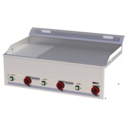 Płyta grillowa elektryczna 2/3 gładka + 1/3 ryflowana | 00025497 red-fox