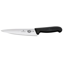 Nóż kuchenny z szerokim ostrzem, Victorinox, czarny, (L)314mm| 5.2003.19 hendi