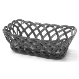 Koszyk pleciony prostokątny czarny 225x150x65mm | 426241 hendi