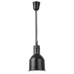 Lampa do podgrzewania potraw wisząca, cylindryczna, czarny | 273852 HENDI