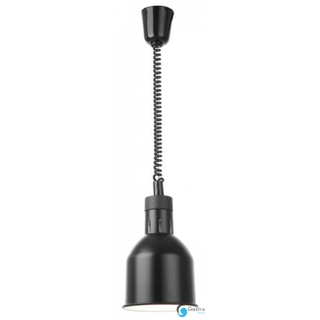 Lampa do podgrzewania potraw-wisząca, cylindryczna średnica 175x(H)250, czarna 
