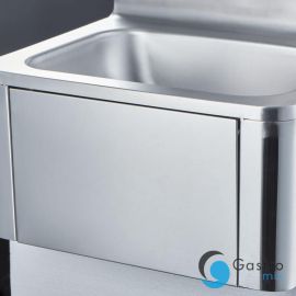  umywalka z wyłącznikiem kolanowym, kranem i dozownikiem mydła | 610005 STALGAST