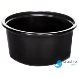 Pojemnik 500 ml PP okrągły czarny   200 SZT.