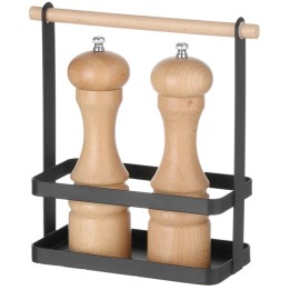 Organizer stołowy czarny 230x100x240 mm | 427040 hendi