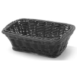 Koszyk prostokątny czarny 190x130x60 mm  | 426791 hendi