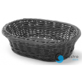 Koszyk owalny czarny 250x190x65 mm  | 426623 HENDI