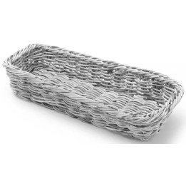 Koszyk na sztućce szary melanżowy 270x100x45 mm | 426081 HENDI