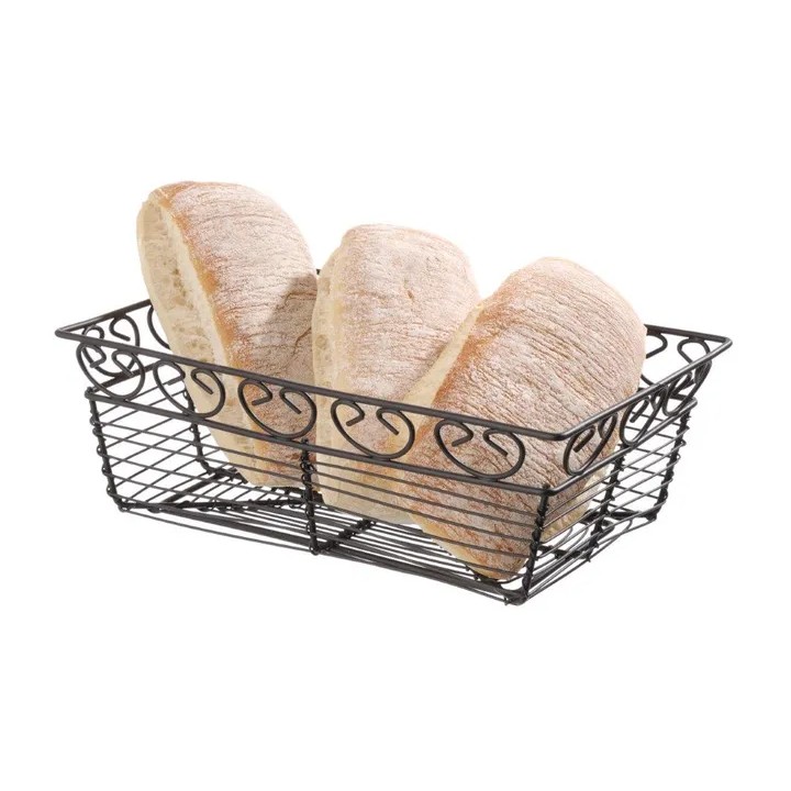 Koszyk Deco prostokątny czarny 230x150x80 mm | 425855 HENDI