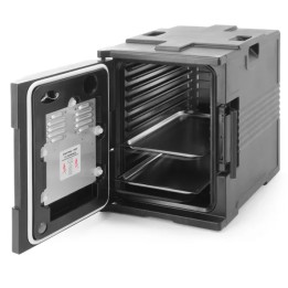 Pojemnik termoizolacyjny cateringowy z funkcją podgrzewania, AmerBox, GN 1/1, 220-240V/200W | 707692 hendi