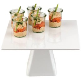 Patera na ciasto z melaminy 310x310 x (H) 80 mm  | 566589 FINE DINE