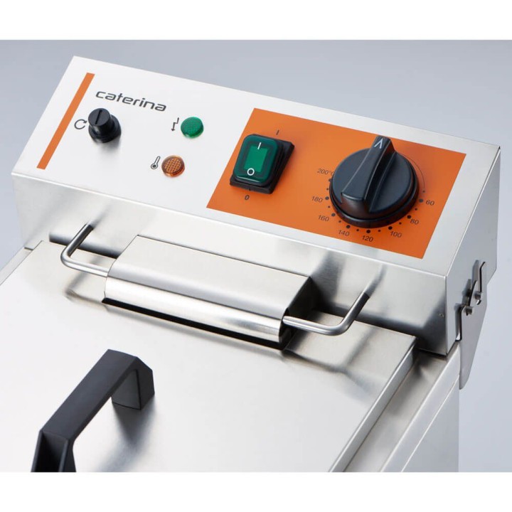 frytownica elektryczna z kranem, 1-komorowa, Caterina, V 8 l, P 3 kW | 746096 STALGAST