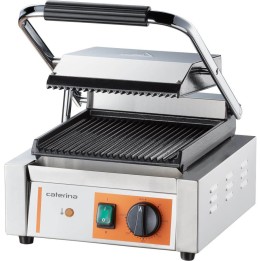 kontakt grill pojedynczy, ryflowany, Caterina, P 1.8 kW | 742018 STALGAST