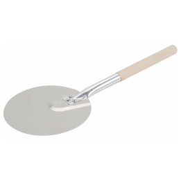 Łopata do pizzy okrągła śr. 40,6 cm  - aluminiowa z drewnianym uchwytem dł. 95 cm | LO-17160 tom-gast