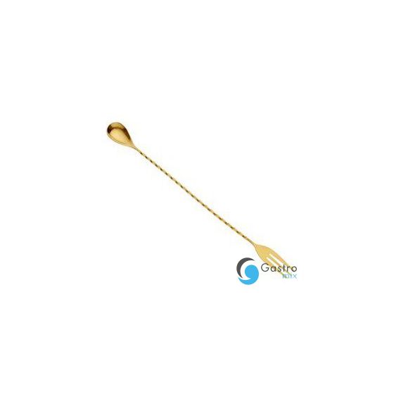 Klasyczna łyżka barmańska złota 315 mm 