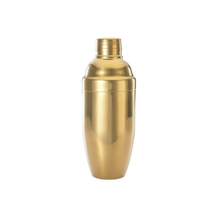 Shaker barmański 3-częściowy w stylu japońskim złoty 700 ml