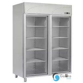 Szafa chłodniczo-mroźnicza 2-drzwiowa 1300 l  - 2x GN 2/1, przeszklona | 00024052 RM-GASTRO