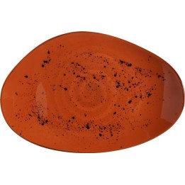 Talerz o organicznym kształcie Dahlia 350x210 mm | 778456 FINE DINE