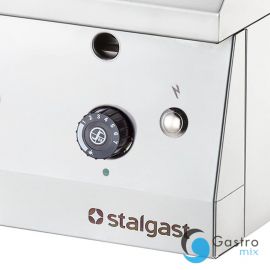  płyta grillowa gazowa, gładka, 13 kW, G20, chrom | 9737110 STALGAST